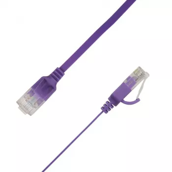 LinkIT lame U/UTP Cat6A lilla 3,5m patch-kaabel UTP-FL6A-00350-PU