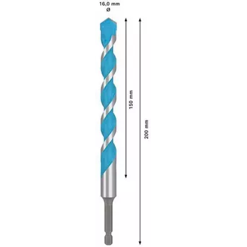 BOSCH EXPERT HEX-9 MultiConstruction puuriterade komplekt, 5 osa, volframkarbiid, kuuskantvars, 4-10 mm 2608902361