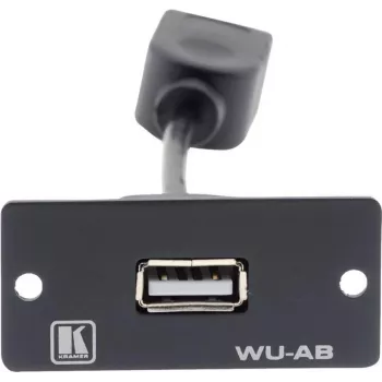 Kramer WU-AB modulaarne klõpsatav sisestus USB Type A emane-emane must 85-0118399
