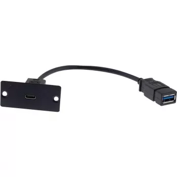 Kramer Electronics WU-CA(B) USB-C läbiviigu sisestus, must 80-00026499