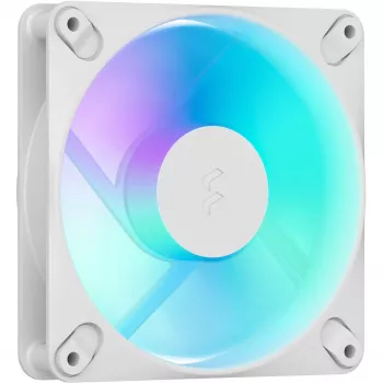 Fractal Design Dynamic 3-12 Reverse RGB valge korpuseventilaator, 120 mm, PWM, ARGB, pööratud labadega FD-F-DR3-1205