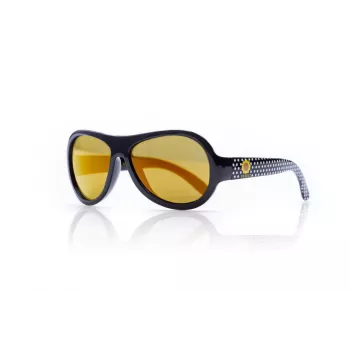 SHADEZ Designer Polka Sunflower Black Junior päikeseprillid 3-7 aastastele