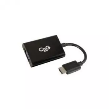 C2G HDMI-VGA-adapter toite ja 3,5 mm heliga 80501