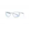 SHADEZ Blue Light White Teeny lastele mõeldud sinist valgust blokeerivad prillid, 7-16 aastat