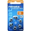 Renata ZA13.DP6 0HG tsink-õhk kuuldeaparaadi aku PR48, 1,4 V, 305 mAh, 6-pakk