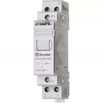 Finder 20 seeria impulssrelee, 1NO+1NC, 20A, 24V AC mähis, DIN-liinile 202380244000