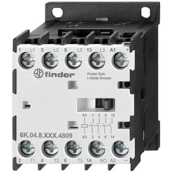 Finder mini tööstuslik kontaktor 4kW mähis 230V AC (6K.04.8.230.4309)