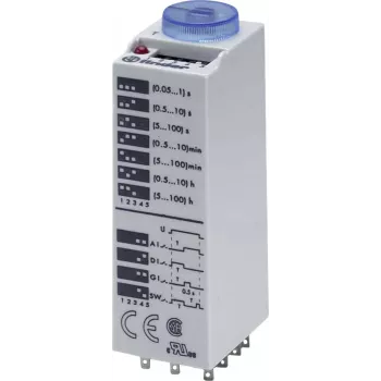 Finder 85.03.8.240.0000 Mitmefunktsiooniline taimer-relee, 24-240 V AC/DC, 3 CO, 10 A, 18 funktsiooni