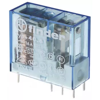 Finder 40.61.7.012.1000 jõurelee 12 V DC 16 A SPDT pistikühendusega