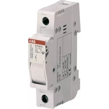 ABB STOTZ-KONTAKT E91/32PV kaitselüliti-koormuslüliti, 2-pooluseline, 32 A, 1000 V DC, gPV silindriline 10x38 mm, DIN-liinile 2CSM204713R1801