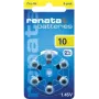 Renata ZA10 tsink-õhk PR70 kuuldeaparaadi aku 105 mAh 1,4 V 6-pakk ZA10.DP6 0HG