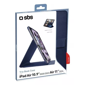 SBS Book Pro Folio ümbris iPad Air 11 inch 2024 / 10.9 inch 2022 & 2020 jaoks - sinine TABKPROIPAIR10924B