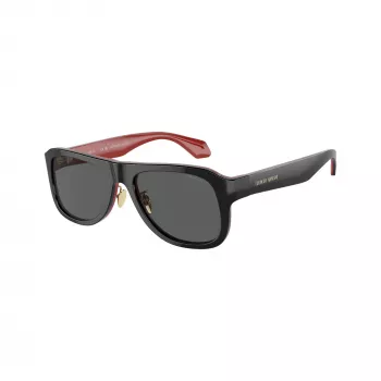 Giorgio Armani meeste kandilised päikeseprillid AR8209 6069B1 mattkollane must tumedahall 54mm