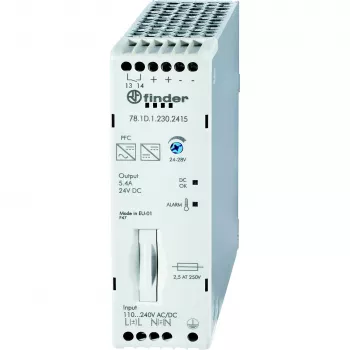 Finder 78.1D.1.230.2415 DIN-liini toiteplokk 24 V/DC 5,4 A 130 W