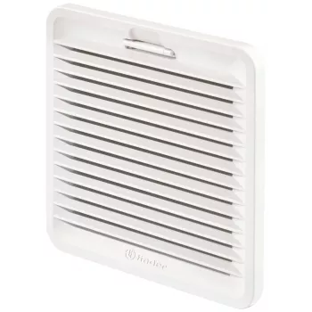Finder 7F.02.0.000.5000 väljalaskefilter 7F.20 seeria juhtimiskappide ventilaatoritele, G3, IP54, helehall