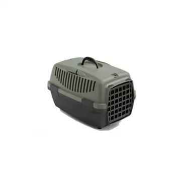 STEFANPLAST Gulliver 1 lemmikloomakandja plastuksest | 48x32x31 cm hall/roheline