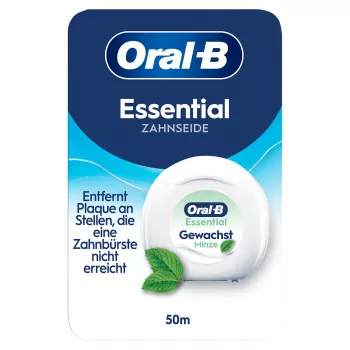 Oral-B Essential Floss vahaga kaetud mündimaitseline hambaniit 50 m 8006530045797