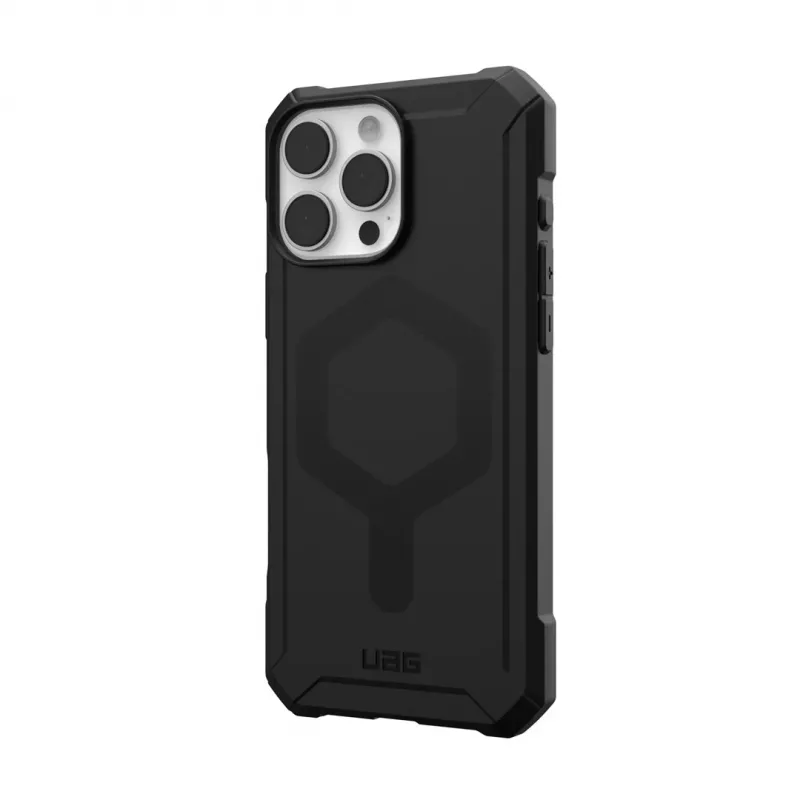 Urban Armor Gear Essential Armor ümbris Samsung Galaxy S23 Ultra jaoks - must