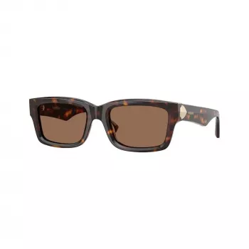 Burberry BE4443-300273 naiste kassisilmsed päikeseprillid, Havana raam, pruunid gradientläätsed, 55 mm
