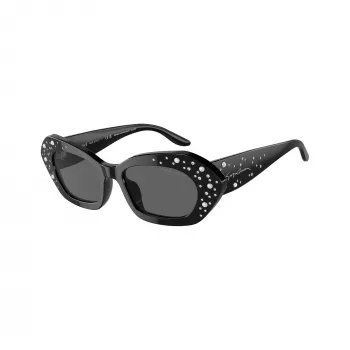 Giorgio Armani Naiste AR8213BU5001B Ristkülikukujulised Mustad Päikeseprillid