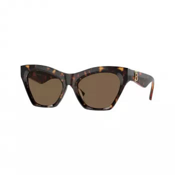 Burberry BE4420U300273 naiste kandilised päikeseprillid, tumepruun havana raam, pruunid gradient-läätsed, 55mm