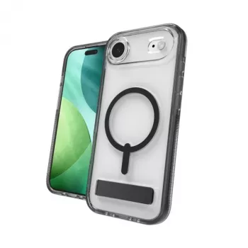 ZAGG Santa Cruz Snap KS ümbris koos tugijalaga iPhone Airile, MagSafe-ühilduv (süsimust)