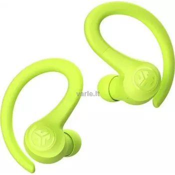 JLab GO Air Sport True Wireless kõrvaklapid kõrvakonksudega, Bluetooth 5.1, IP55 higikindel, 32-tunnine aku, kollane IEUEBGAIRSPRTRYEL124
