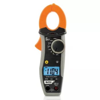 HT Instruments HT4011 digitaalne vooluklambik CAT III 600V, 4000 näitu, AC/DC pinge, takistus, mahtuvus, sagedus, dioodi- ja pidevustest, ava 30mm 1009820