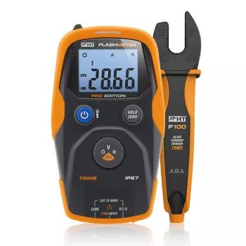 HT Instruments Flashmeter Pro TRMS digitaalne multimeeter luksmeetri ja välklambi kestuse mõõtmisega 1010601