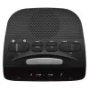 AIWA CR-15 Digitaalne FM kellraadio kahe äratusega, LED-ekraan, unetaimer - must