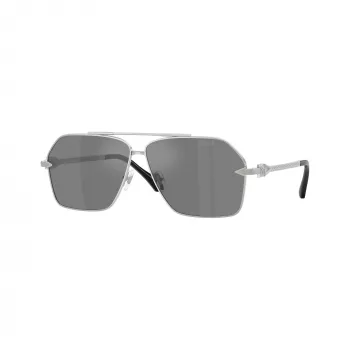 Versace VE2284-10006G meeste päikeseprillid, must raam, hallid läätsed, 63mm