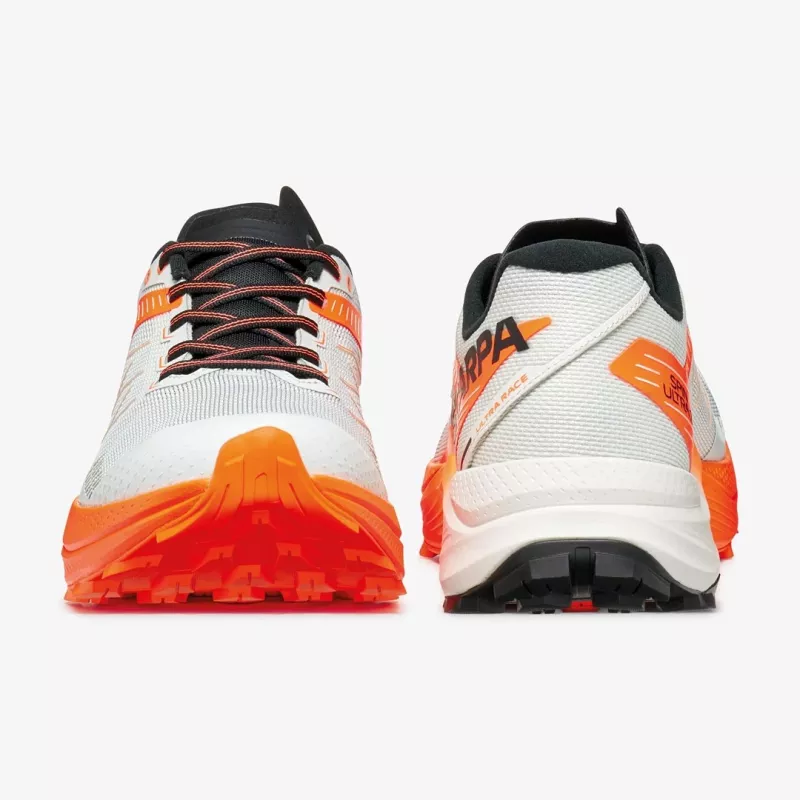 Scarpa Spin Ultra 2 maastikujooksujalatsid - Ice Orange/Fluo Yellow - EU 46