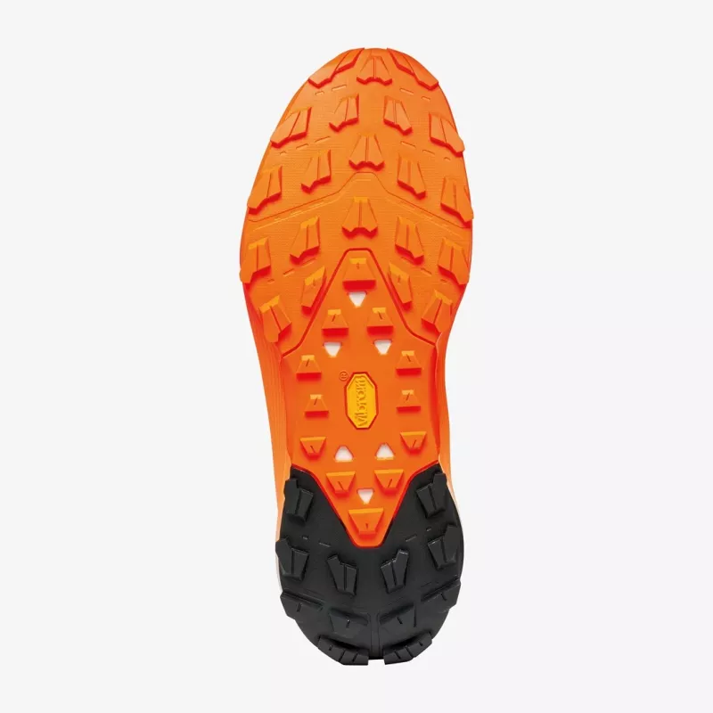 Scarpa Spin Ultra 2 maastikujooksujalatsid - Ice Orange/Fluo Yellow - EU 46