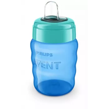Philips AVENT Easy Sip treeningtass, 9M+, 260 ml, silikoonist tila, sinine