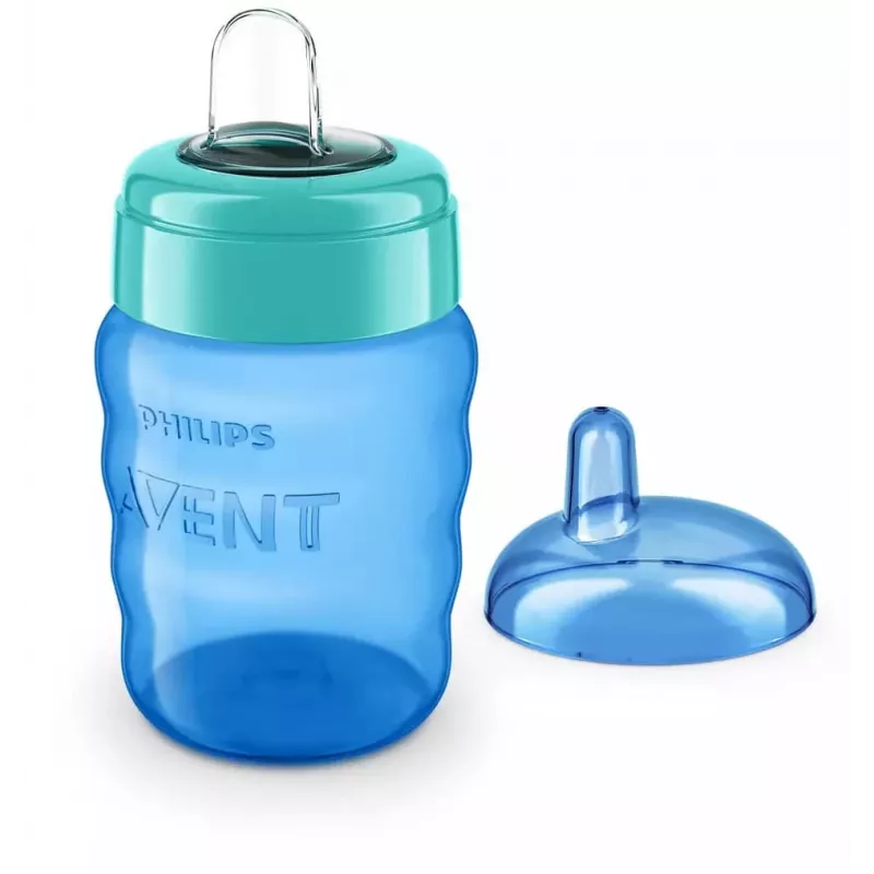 Philips AVENT Easy Sip treeningtass, 9M+, 260 ml, silikoonist tila, sinine