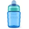 Philips AVENT Easy Sip treeningtass, 9M+, 260 ml, silikoonist tila, sinine