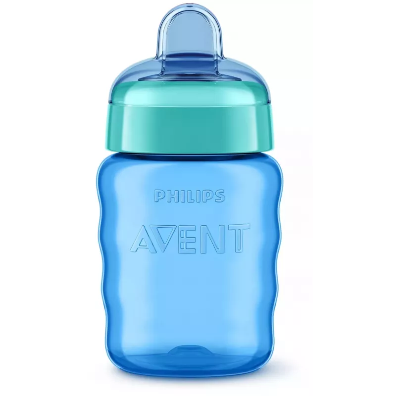 Philips AVENT Easy Sip treeningtass, 9M+, 260 ml, silikoonist tila, sinine