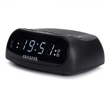 AIWA CR-09J FM kellraadio kahe äratusega, LED-ekraan, must