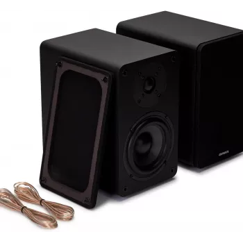AIWA Hi-Fi 2.0 aktiivsed riiulikõlarid 2x70W RMS, must