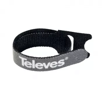 Televes KBL takjakinnitusega kaablisidemed, 10-pakk, must, 15 mm x 250 mm 200102