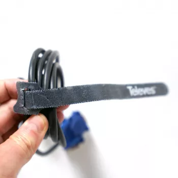 Televes KBL takjakinnitusega kaablisidemed, 10-pakk, must, 15 mm x 250 mm 200102