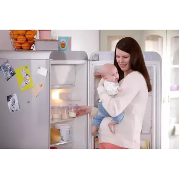 Philips Avent rinnapiima ja toidu hoiustamise topsid 180 ml (5 tk) kaantega