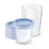 Philips Avent rinnapiima ja toidu hoiustamise topsid 180 ml (5 tk) kaantega