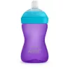 Philips AVENT My Grippy pehme joogiotstega treeningtass 300 ml, 9k+, lilla