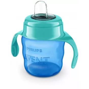 Philips AVENT Easy Sip treeningtass käepidemetega, 6M+, 200ml, silikoonist tila, roheline