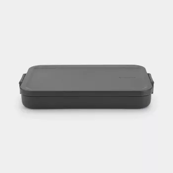 Brabantia Make & Take lame lõunakarpi, tumehall, 1,2 L, BPA-vaba plast, lekkekindel, nõudepesumasinas pestav