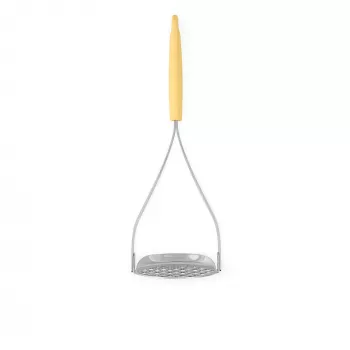 Brabantia kartulipuderaja ja serveerimislusikas, vaniljekollane