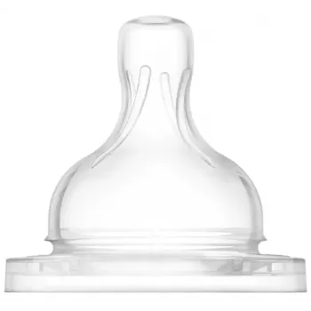 Philips Avent Anti-Colic beebipudeli silikoonist luttid, kiire vool, 6M+, 2 pakki
