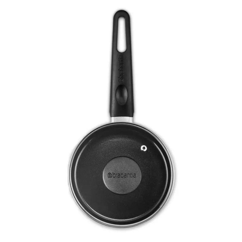 Brabantia Indu+ kastrul 16 cm kleepumatu, 1,5 L, induktsioon, must
