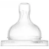 Philips AVENT Anti-colic pudeli silikoonist lutt 1M+, aeglane vool, 2 pakk